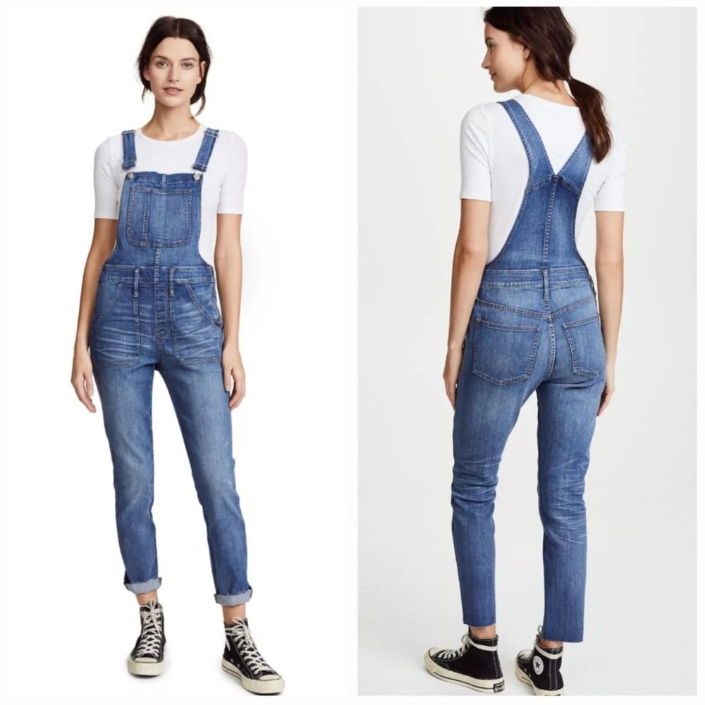 Madewell Overalls Medium Denim Wash | Size L